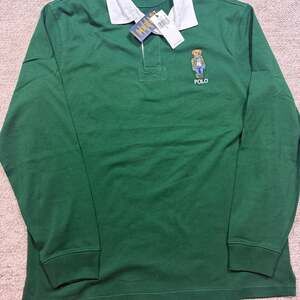 Polo Ralph Lauren Classic Fit Polo Bear Rugby Shirt Forest Green